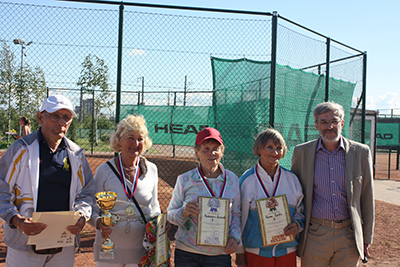 3-й Открытый чемпионат Санкт-Петербурга по теннису среди ветеранов. 22-28 июня 2015 г.